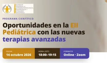 Webinar: Oportunidades en la EII Pediátrica con las nuevas terapias avanzadas